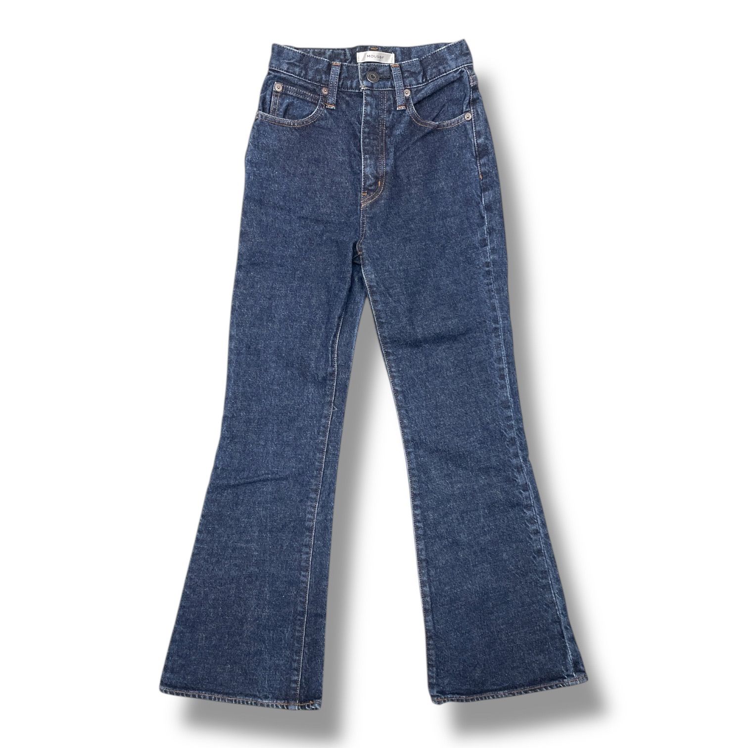 MOUSSY マウジー MVS FLARE 濃紺 フレア デニム 24 MVS FLARE デニム moussy 24inch MOUSSY MVS FLARE 24インチ moussy