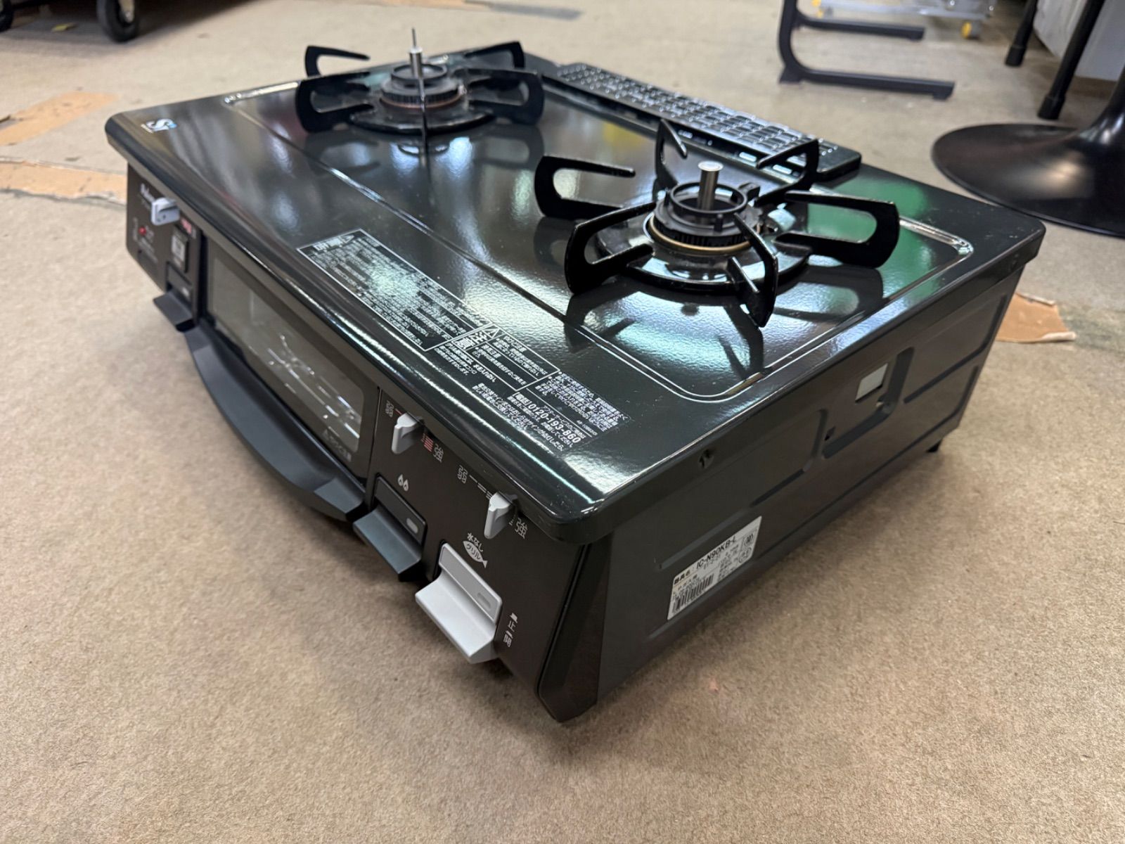 ジャンク 部品取り パロマ LPガス用 ガスコンロ IC-N90KB-L - メルカリ