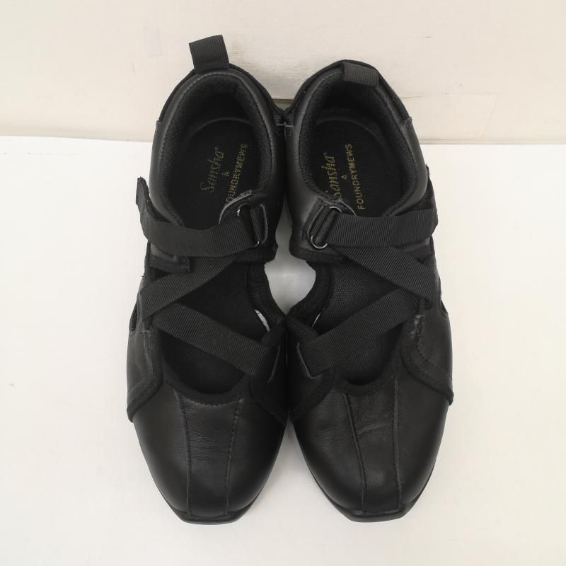 古着 foundry mews Zoe 10M レザー スニーカー レディース 25.5cm