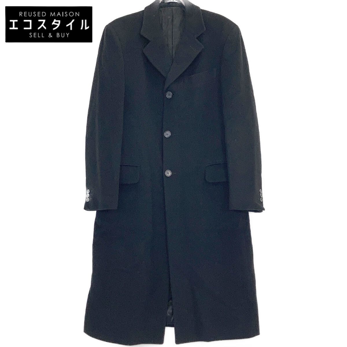 FENDI フェンディ ﾌﾞﾗｯｸ 3652 ｶｼﾐﾔ100 3Bﾁｪｽﾀｰｺｰﾄ - メルカリ