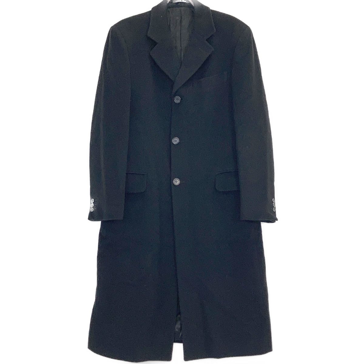 (カシミヤ100%)FENDI チェスターコート FENDI フェンディ ﾌﾞﾗｯｸ 3652 ｶｼﾐﾔ100 3Bﾁｪｽﾀｰｺｰﾄ - メルカリ