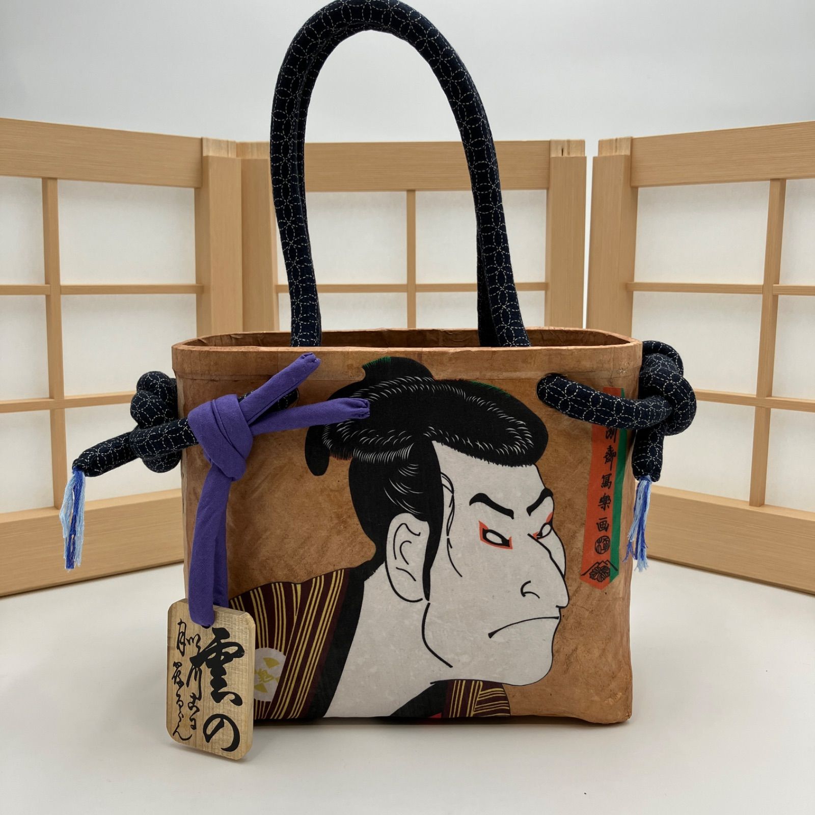 ジャパニーズアートバッグ（一閑張りバッグ No58） - メルカリ