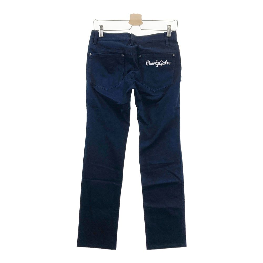サイズ：0 PEARLY GATES パーリーゲイツ ストレッチパンツ ネイビー系