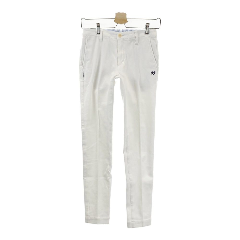 MASTER BUNNY ホワイト ストレートパンツ レディース ゴルフ 0 サイズ：0 MASTER BUNNY EDITION マスターバニーエディション