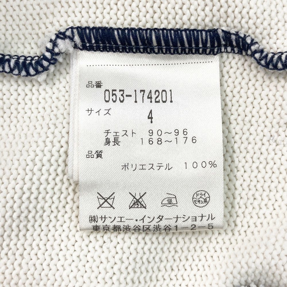 サイズ：4 PEARLY GATES パーリーゲイツ ニット ジップジャケット