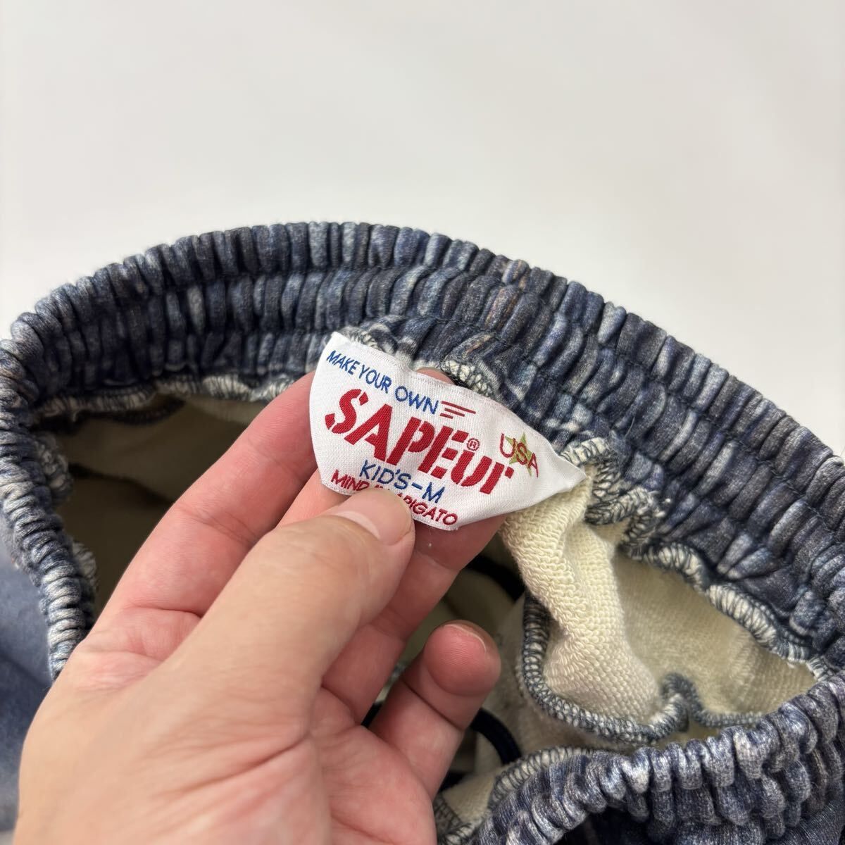 sapeur SAPEur サプール KIDS キッズ 5550XX SWEAT PANTS デニム 