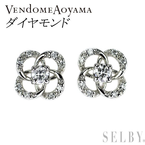 ヴァンドーム青山 Pt900 ダイヤモンドピアス 【公式通販】