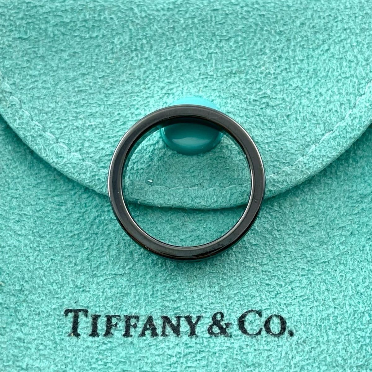 ティファニー 13号 1837 ナロー リング ブラック チタン YR2fe - メルカリ