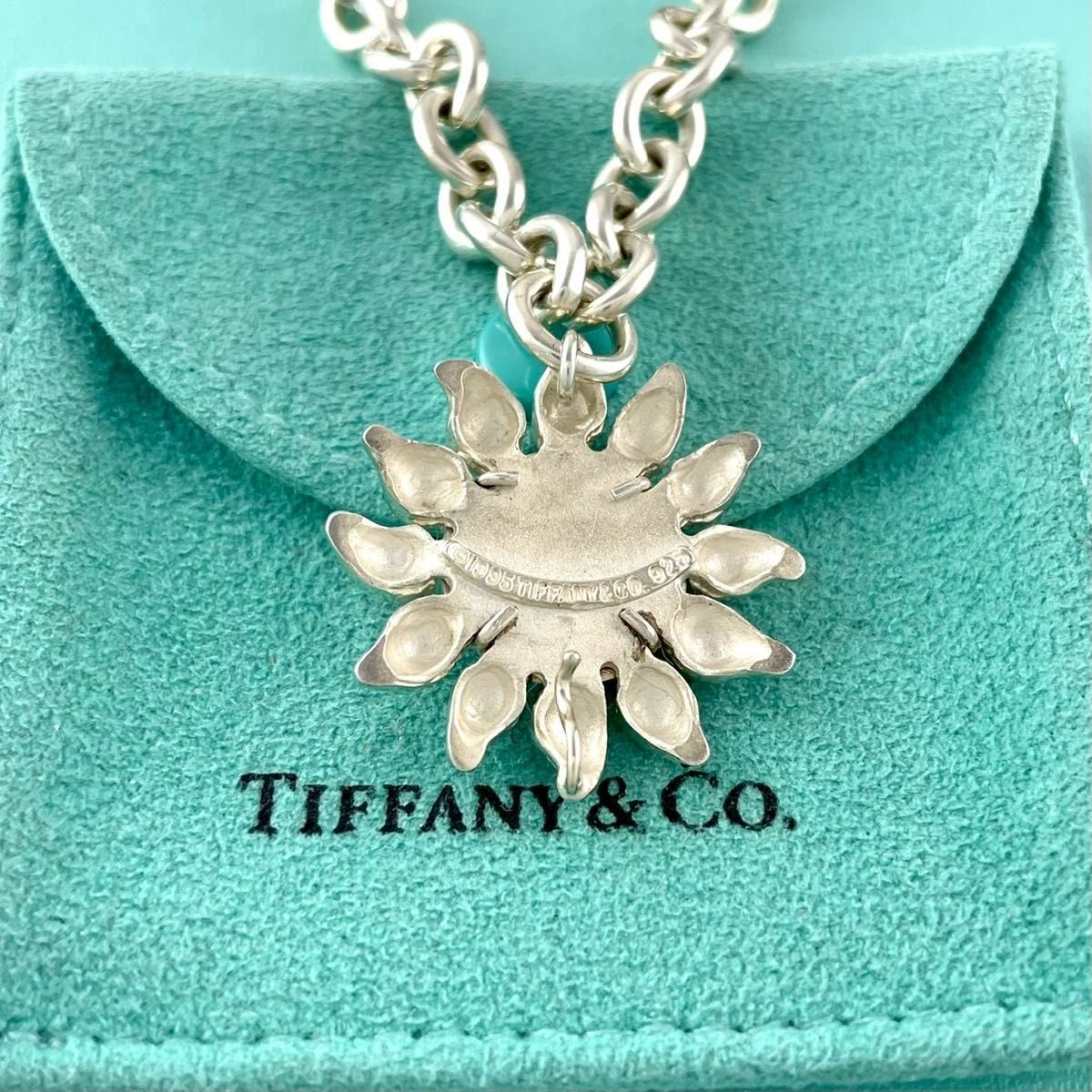 オールドティファニー 美品 サン 太陽 チェーン ネックレス 希少 YS2fe