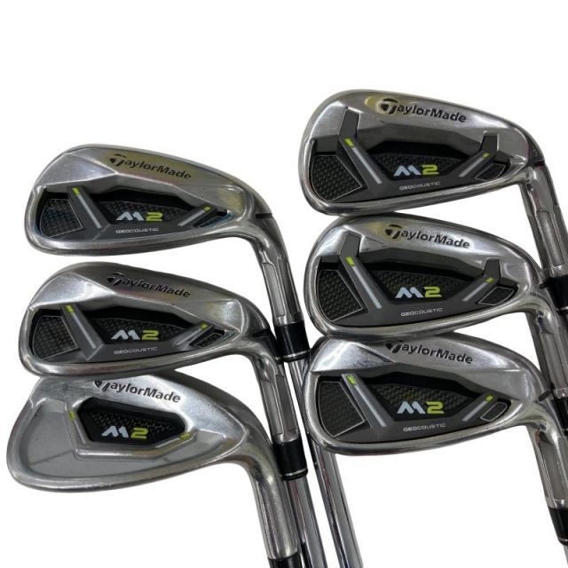 中古】 テーラーメイド M2(2017) 6S アイアンセット IR RE-AX 90 STEEL