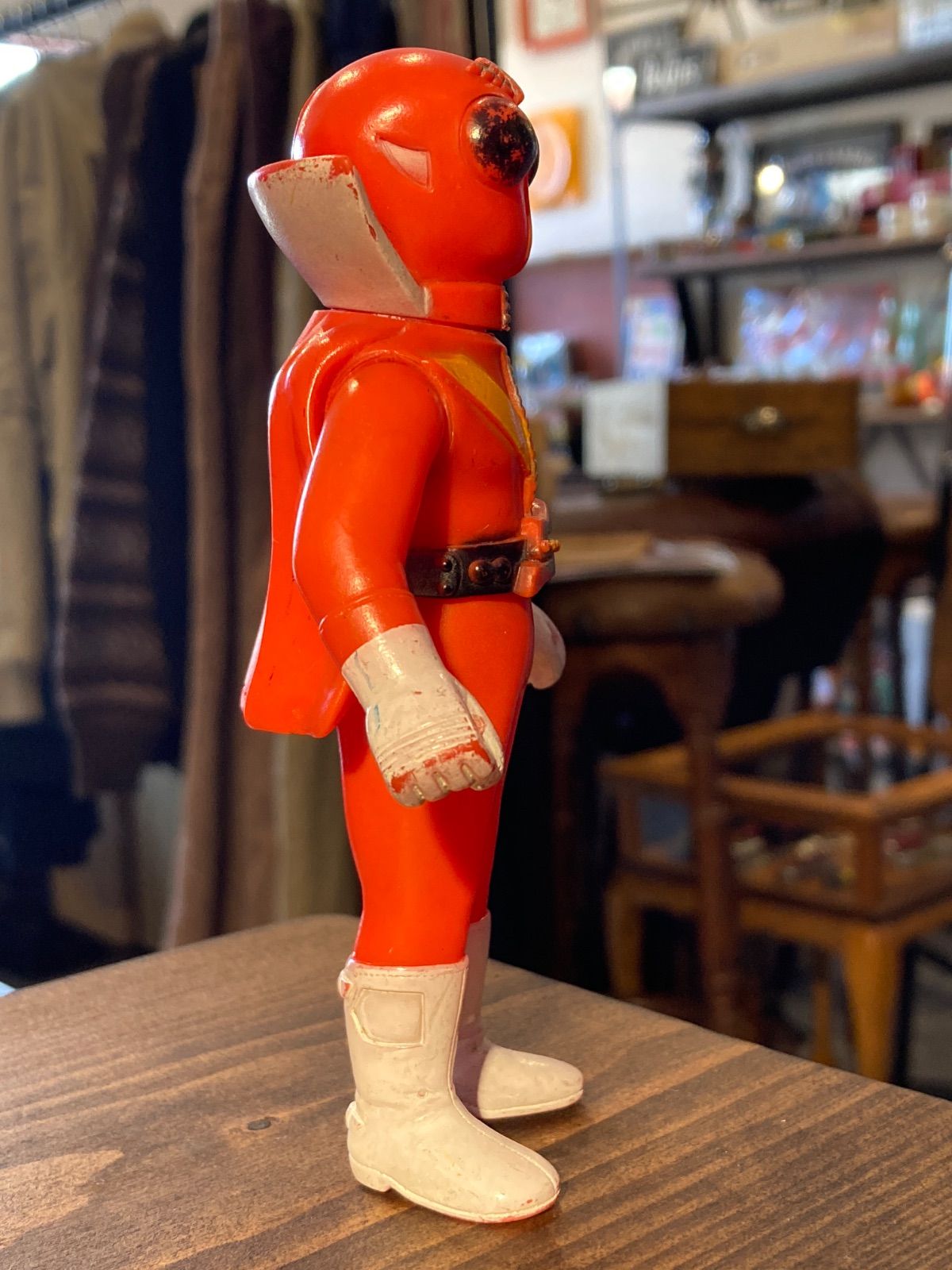 MP060) ポピー 秘密戦隊ゴレンジャー アカレンジャー 首緩み 記名有り