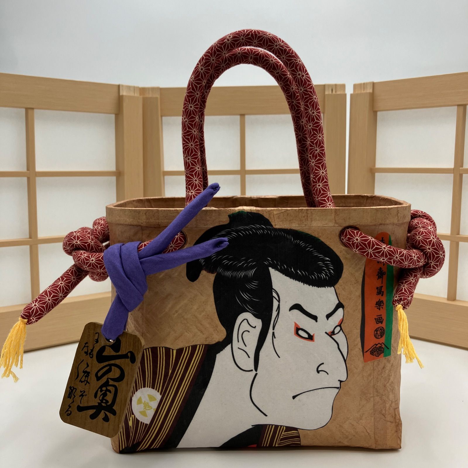 ジャパニーズアートバッグ（一閑張りバッグ No56） - メルカリ