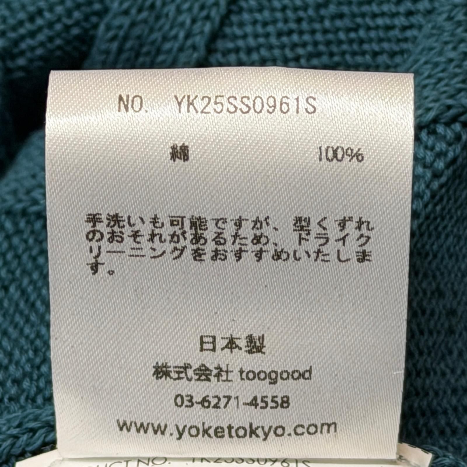 参考上代35200円 未使用 YOKE 25SS Random Rib Crewneck Sweater 