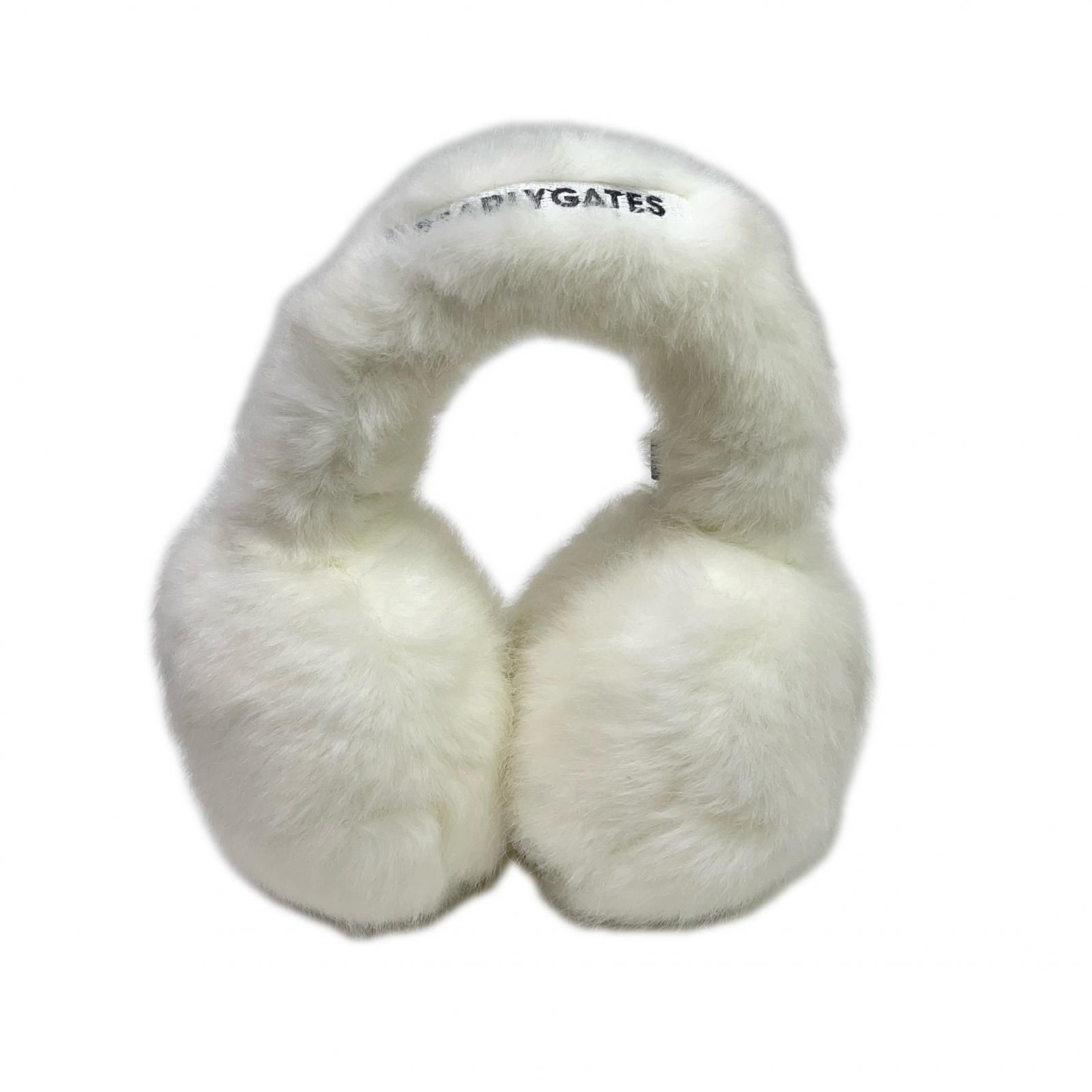 中古 パーリーゲイツ PEARLY GATES イヤーマフ 白 ホワイト ファー 耳