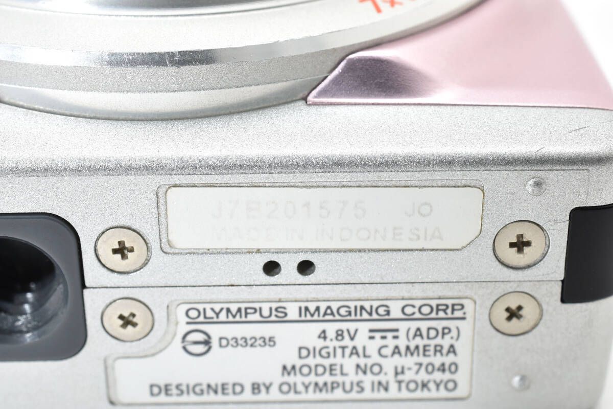 OLYMPUS オリンパス μ-7040 デジタルカメラ デジカメ ピンク オリンパス Olympus μ-7040 ピンク 7x Wide カメラ オリンパス、光学7