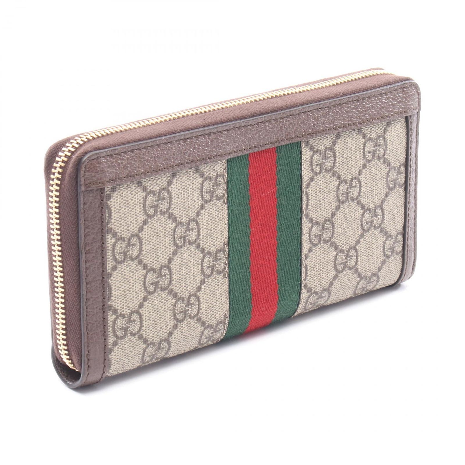 グッチ GUCCI ラウンド長財布 オフィディア GGスプリーム シェリー