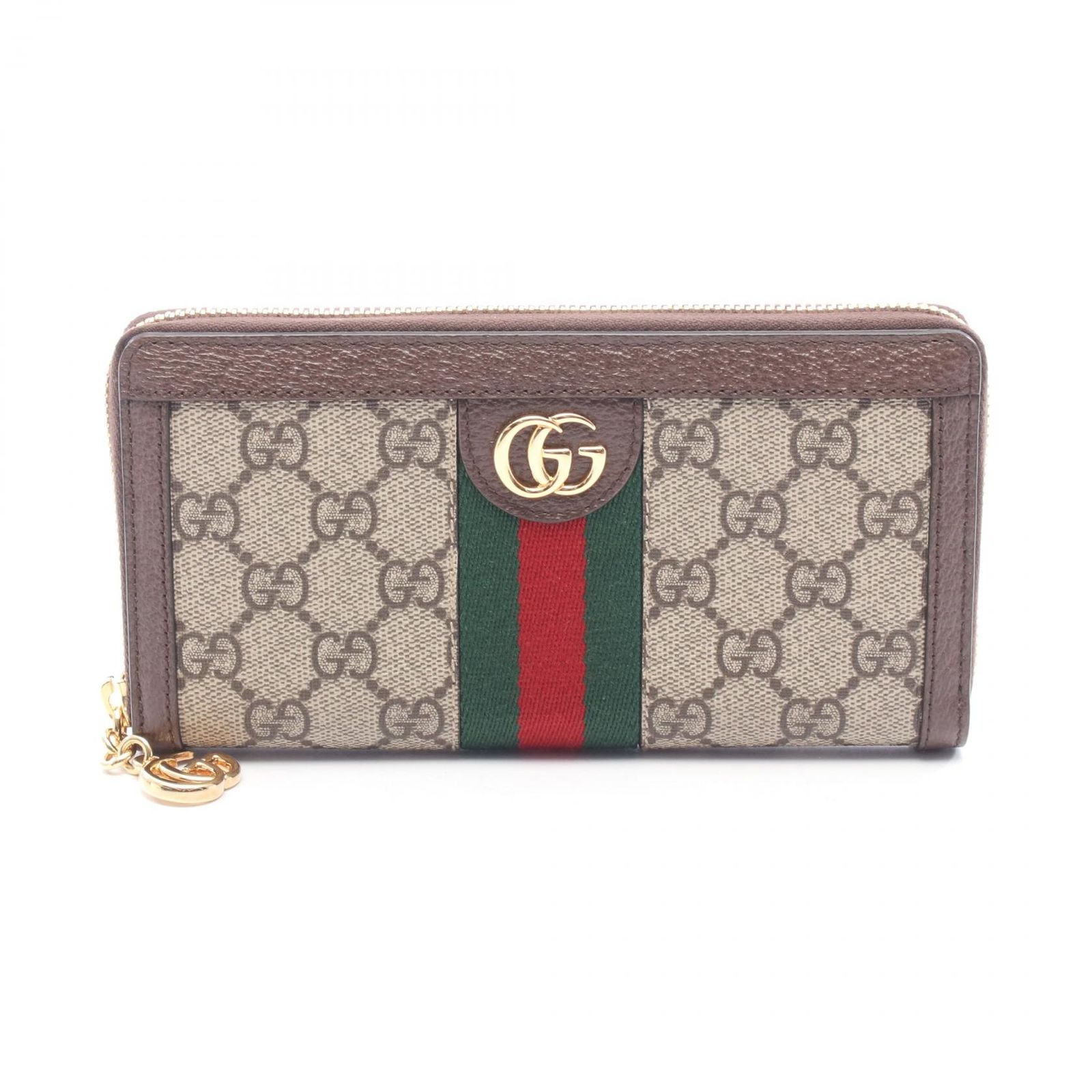 グッチ GUCCI ラウンド長財布 オフィディア GGスプリーム シェリー