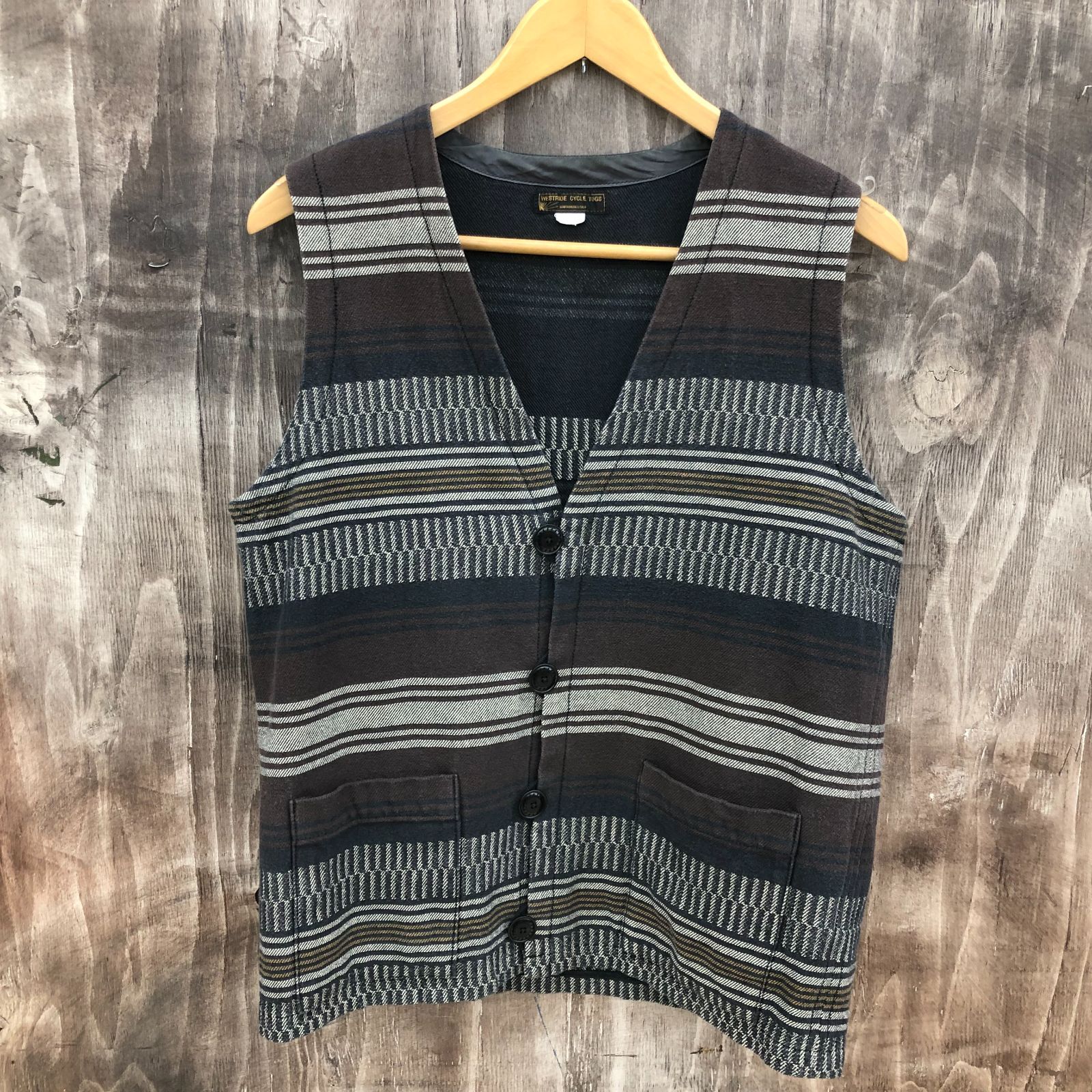 Westride Cycle Togs ウエストライド ベスト ストライプ コットン 日本
