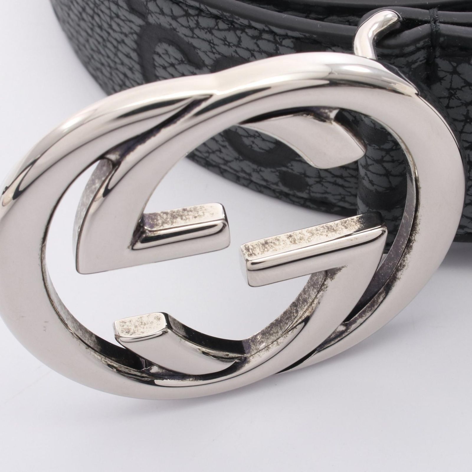 グッチ GUCCI ベルト インターロッキングG ジャンボGG ワイド