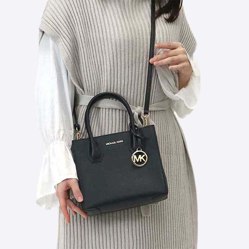 極美品 マイケルコース マーサー 2way ショルダーバッグ 黒 マイケルコース MICHAEL KORS ショルダーバッグ レディース 2WAY