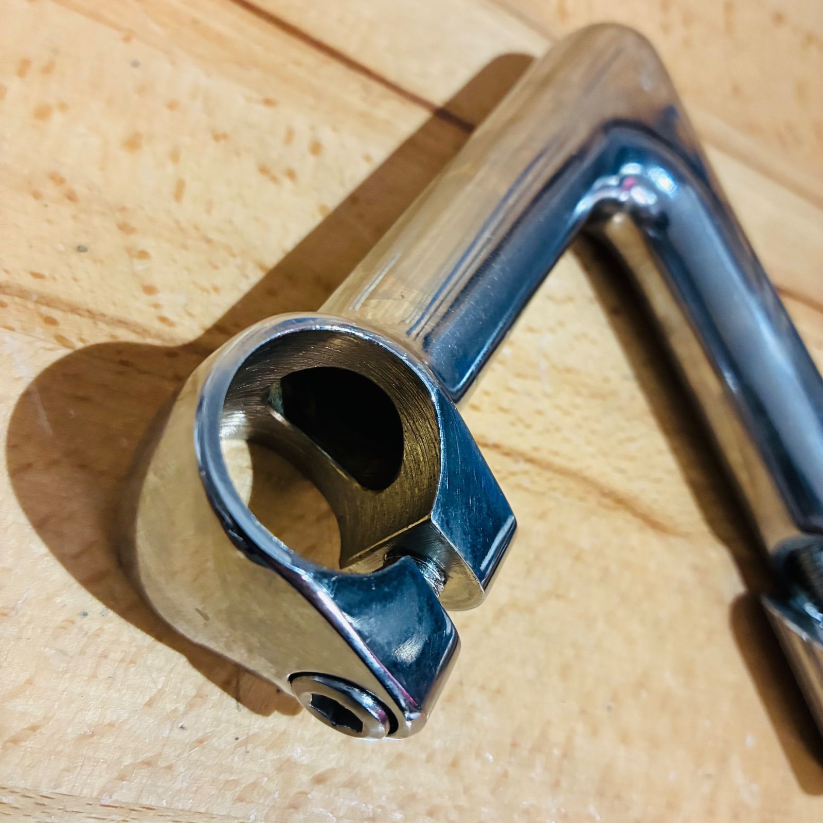 良品】 NITTO NJS 高級 クロモリ ステム 110mm 競輪 トラック ピスト