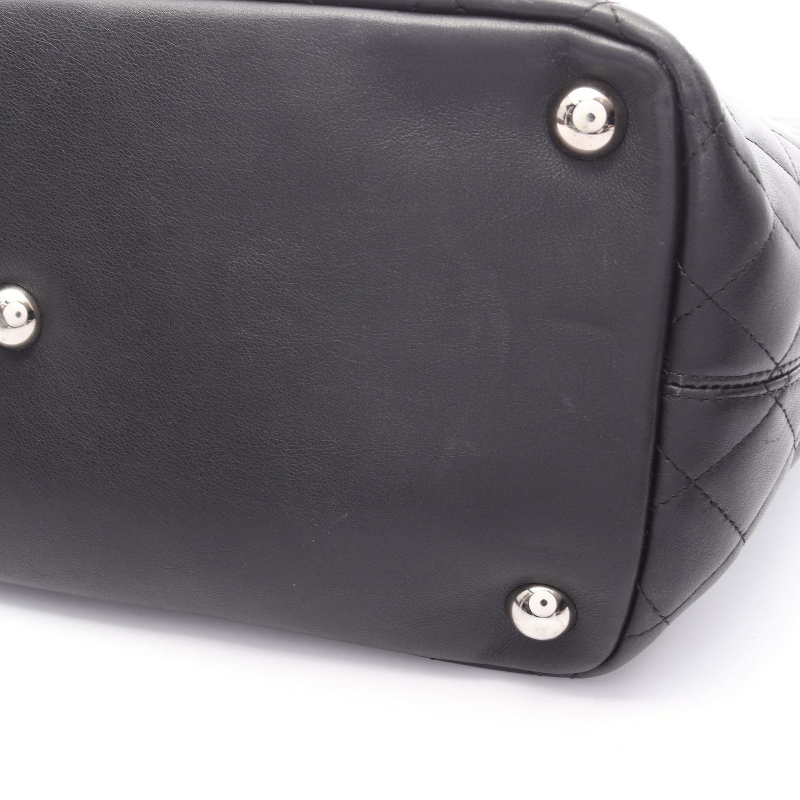 ギャランティ付き シャネル CHANEL カンボン ラージトートバッグ ブラック シャネル CHANEL カンボン ラージトートバッグ ブラック