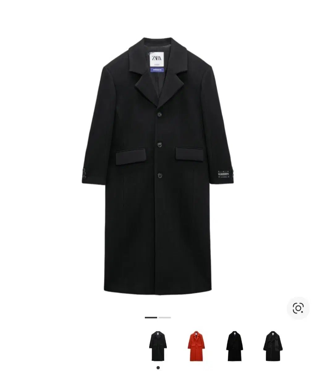 ZARA ADER error コラボ ブラックロングコート ザラ」×「アーダーエラー」 コート、Tシャツ、マフラーなど全46型