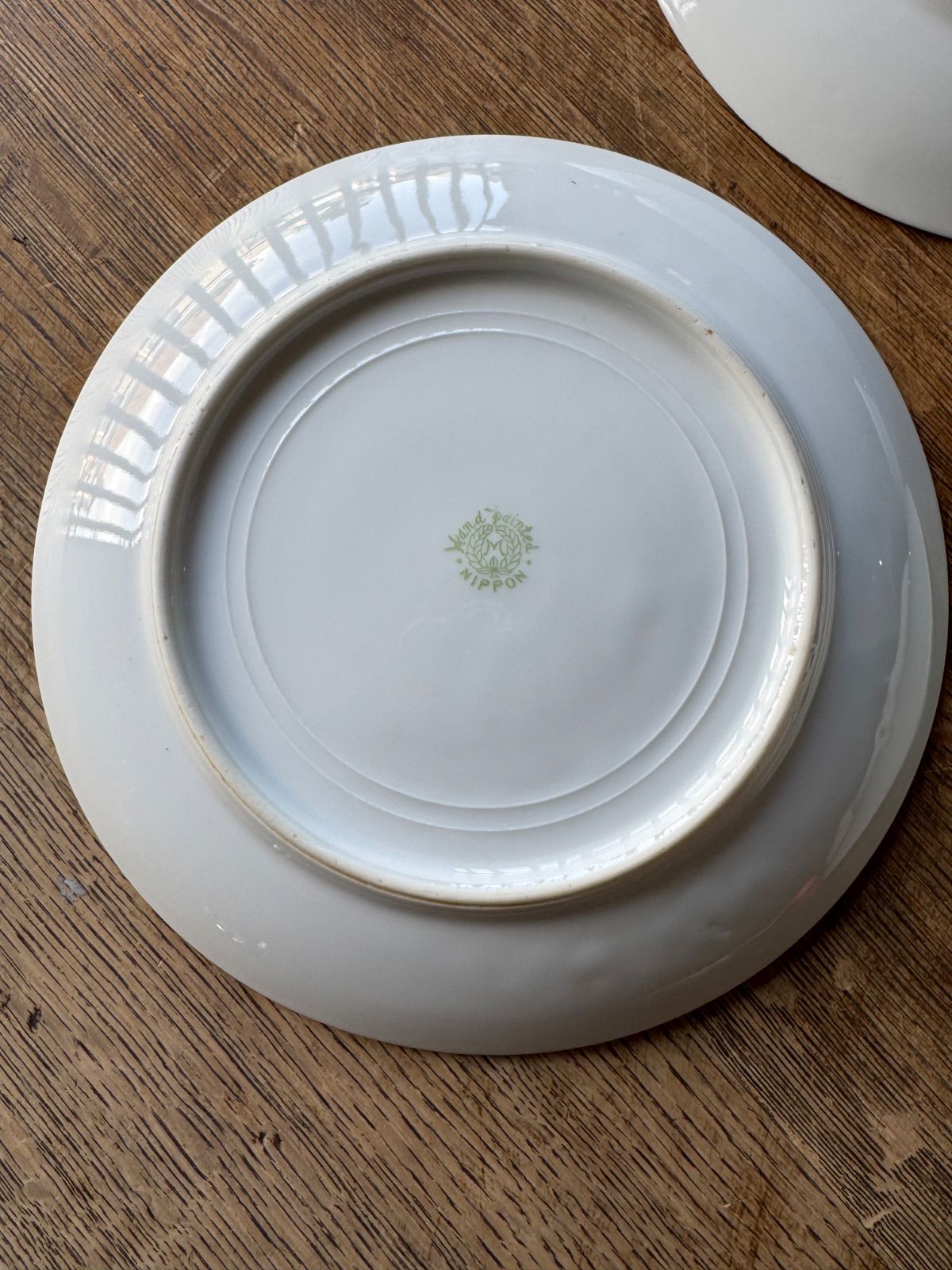  オールドノリタケ 森村組 ハンドペイント レタスとトマト プレート 19.5㎝ セット 皿 食器