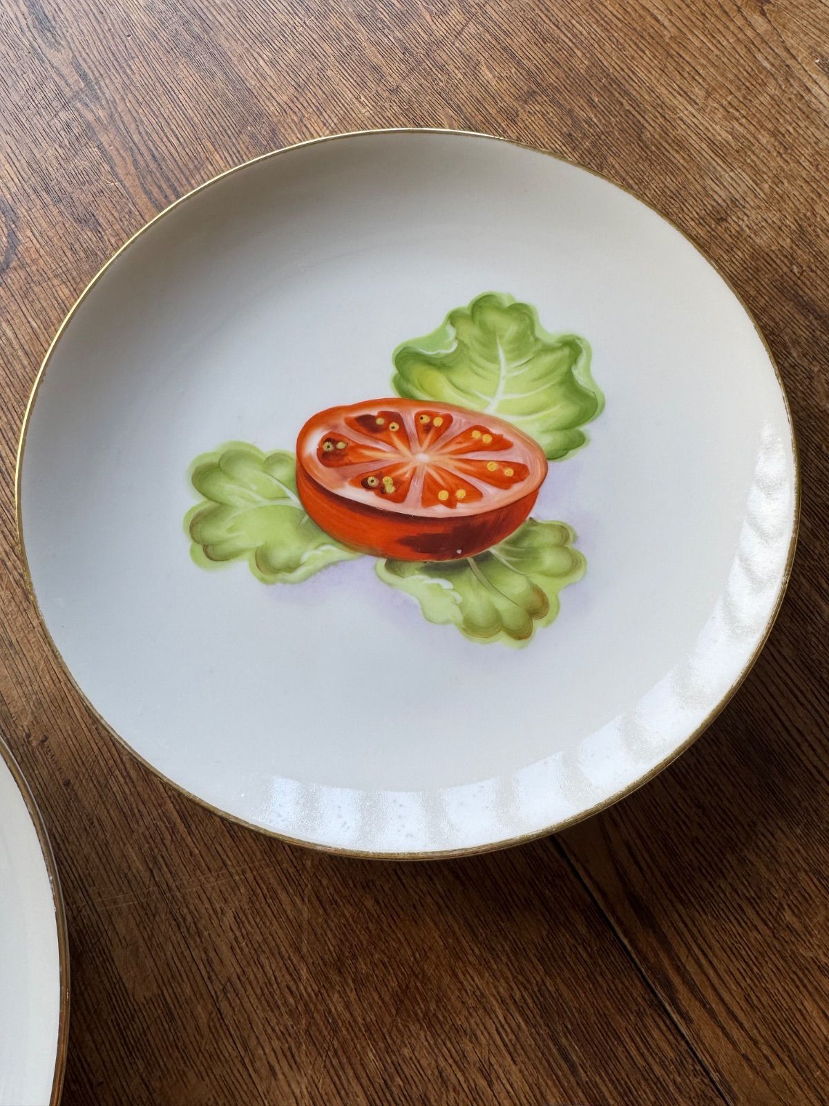 レタスとトマト プレート