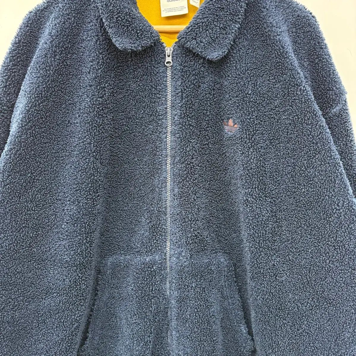 アディダス ネイビー フリース ジャケット メンズ/XL