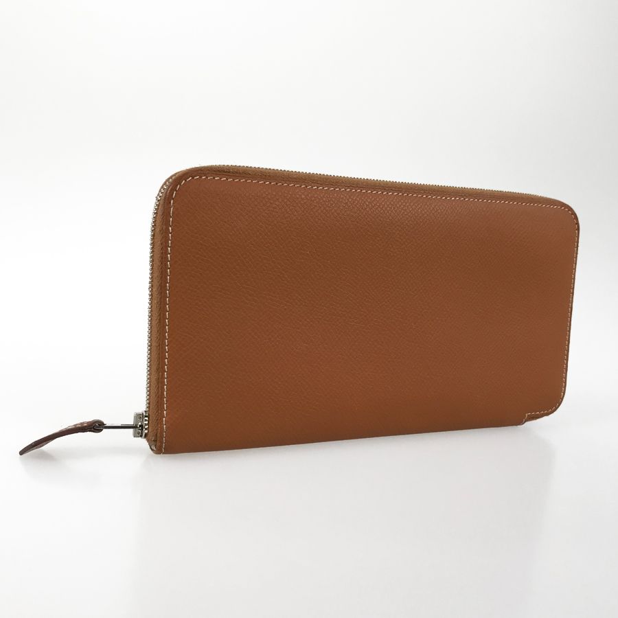 HERMES アザップロングシルクイン ヴォーエプソン長財布ラウンドファスナー HERMES アザップシルクイン ラウンドファスナー 長財布 ヴォーエプソン