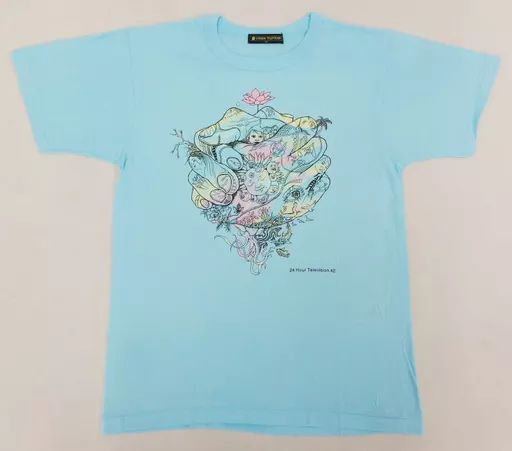 嵐　大野智　ソロコン　Tシャツ【未使用】 中古】Tシャツ(男性アイドル) 大野智(嵐)デザイン チャリTシャツ 水色