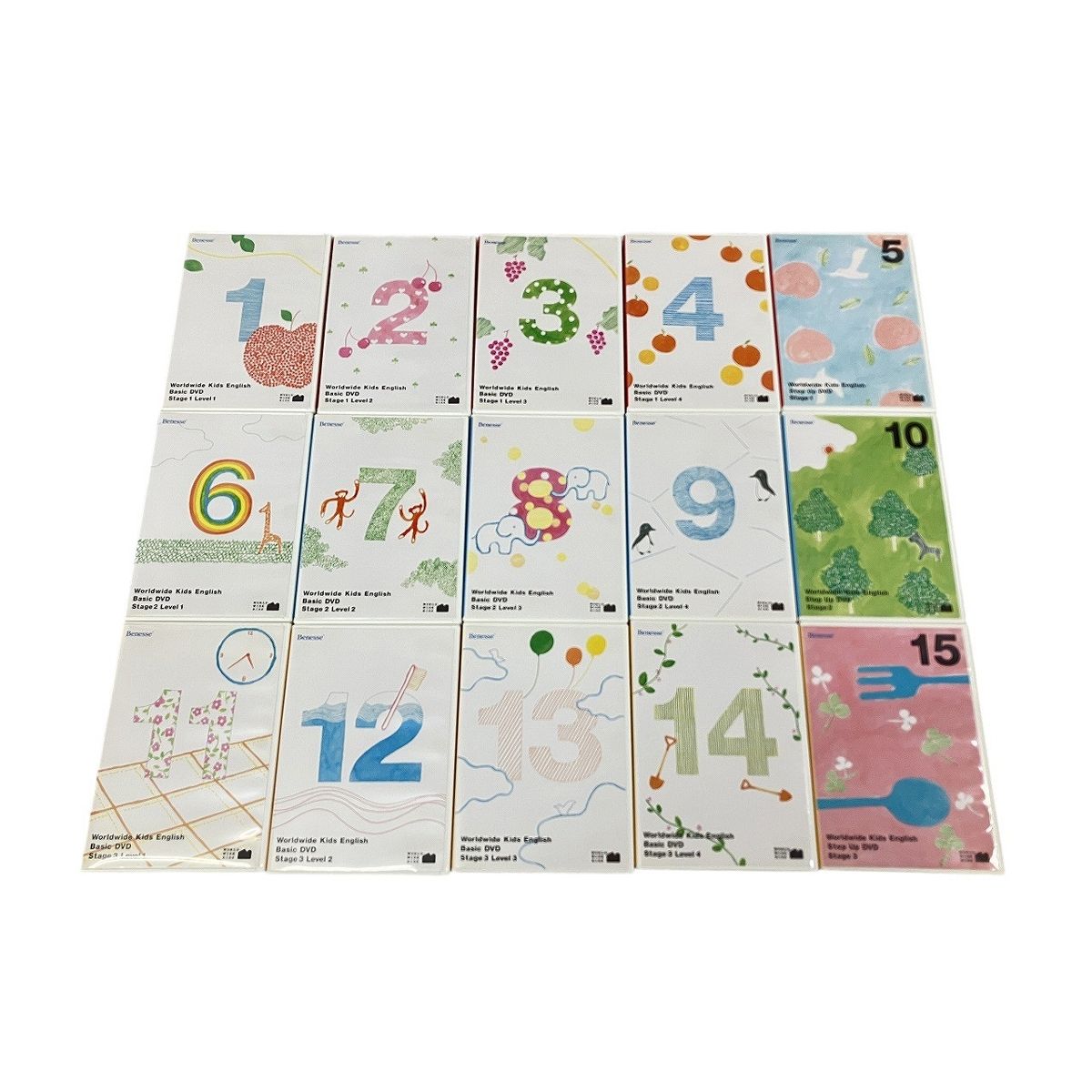 Benesse ワールドワイドキッズ 教材セット 英語教材　中古 Benesse World wide Kids ワールドワイドキッズ Stage 1-6 英語 教材