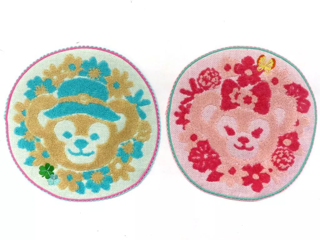 中古】雑貨 ダッフィー＆シェリーメイ ミニタオル2枚セット 「ミッキー