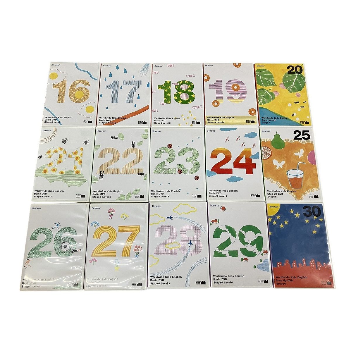 Benesse World wide Kids ワールドワイドキッズ Stage 1-6 英語 教材