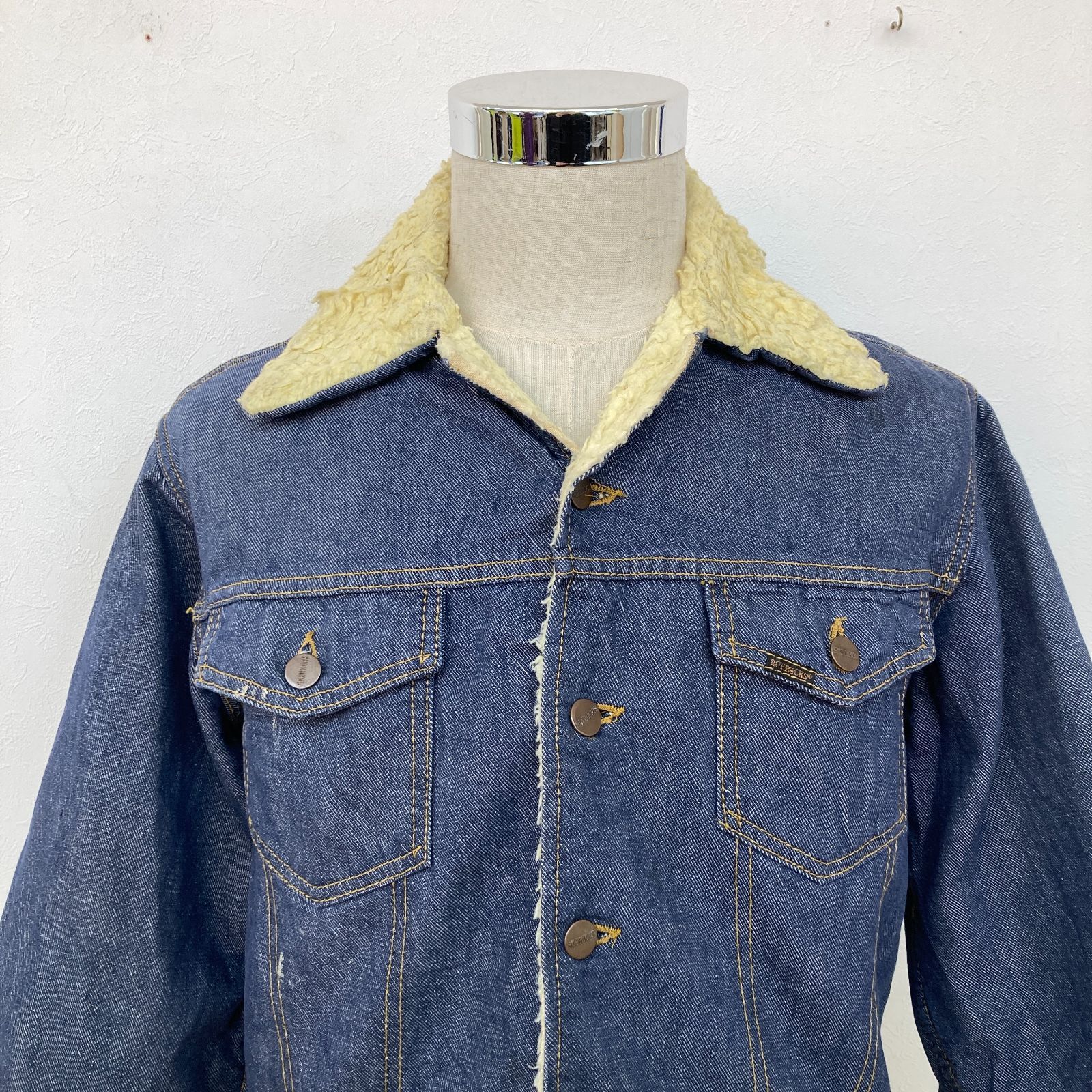 ROEBUCKS ローバックス 紺 Gジャン・ヴィンテージデニムジャケット XL 