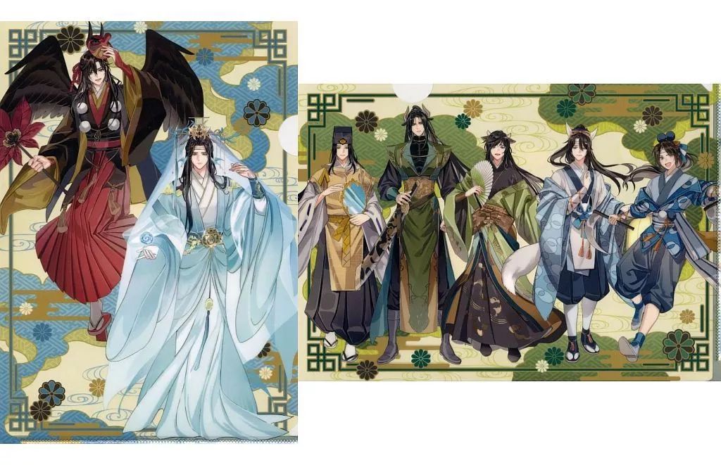 中古】クリアファイル B.百鬼夜行Ver. 描き下ろしクリアファイルセット