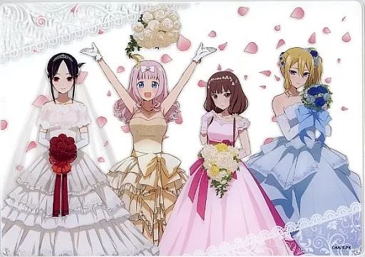 中古】雑貨 四宮かぐや＆藤原千花＆伊井野ミコ＆早坂愛 クリアパネル