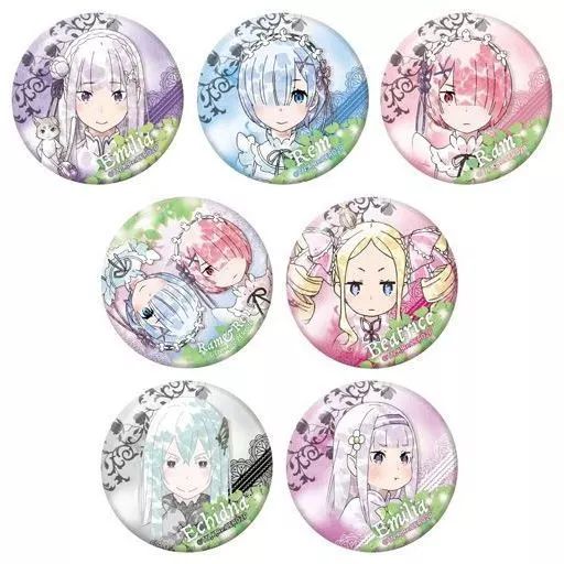 中古】バッジ・ピンズ 全7種セット 「Re：ゼロから始める異世界生活