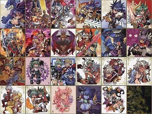 中古】食玩 雑貨 全24種セット 「神羅万象 色紙ART」 - メルカリ