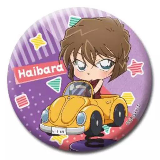 バッジ ピンズ 灰原哀 名探偵コナン デフォルメトレーディング缶バッジ のりもの