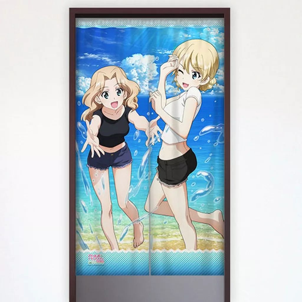 【中古】タペストリー ダージリン オリジナルタペストリー 「ガールズ＆パンツァー」 第1回 ガールズ＆パンツァー戦車道検定グッズ ガールズ＆パンツァー 最終章]描き下ろしB2タペストリー（ダージリン