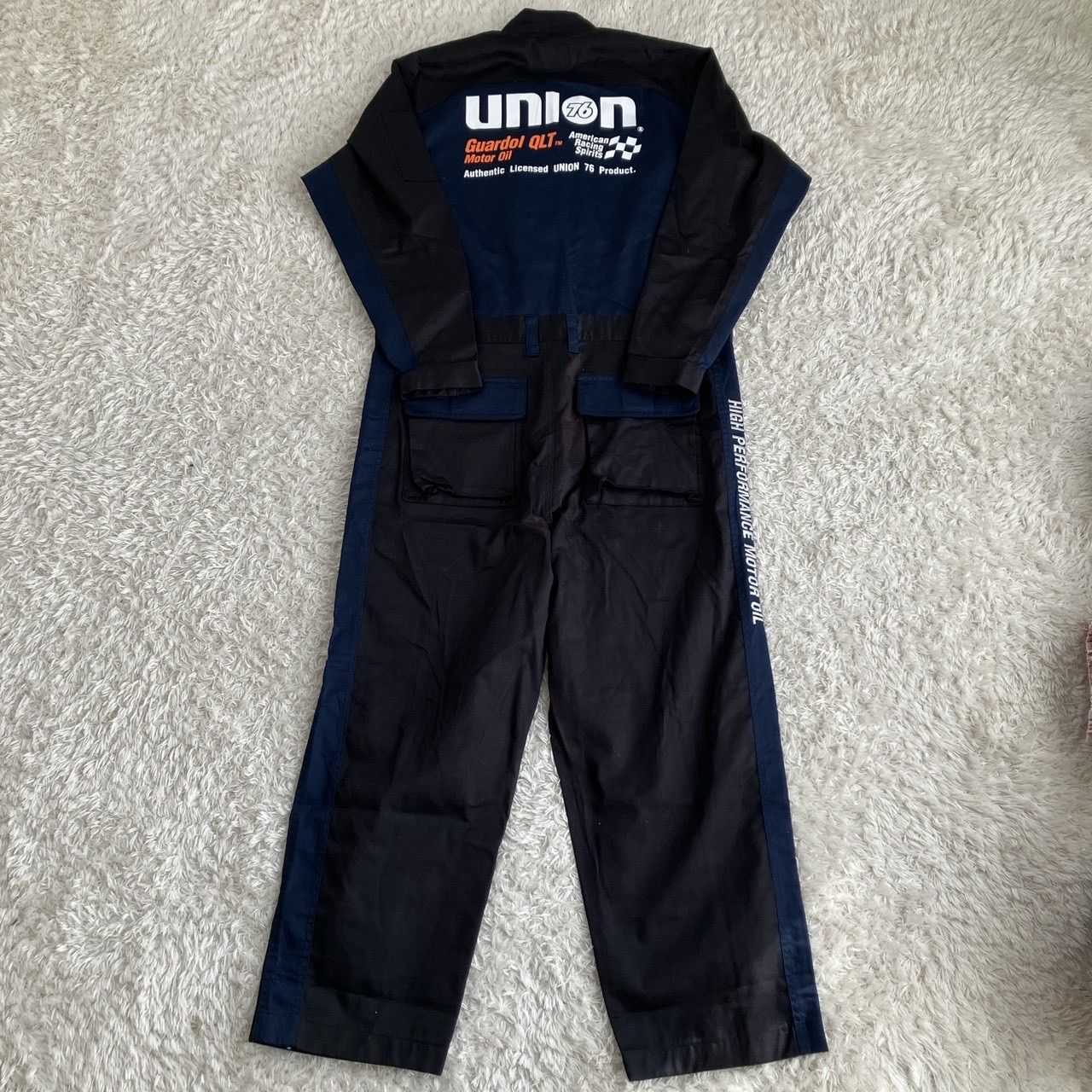 新品！ 76 UNION ユニオン ツナギ 作業着 オーバーオール 赤 ネイビー