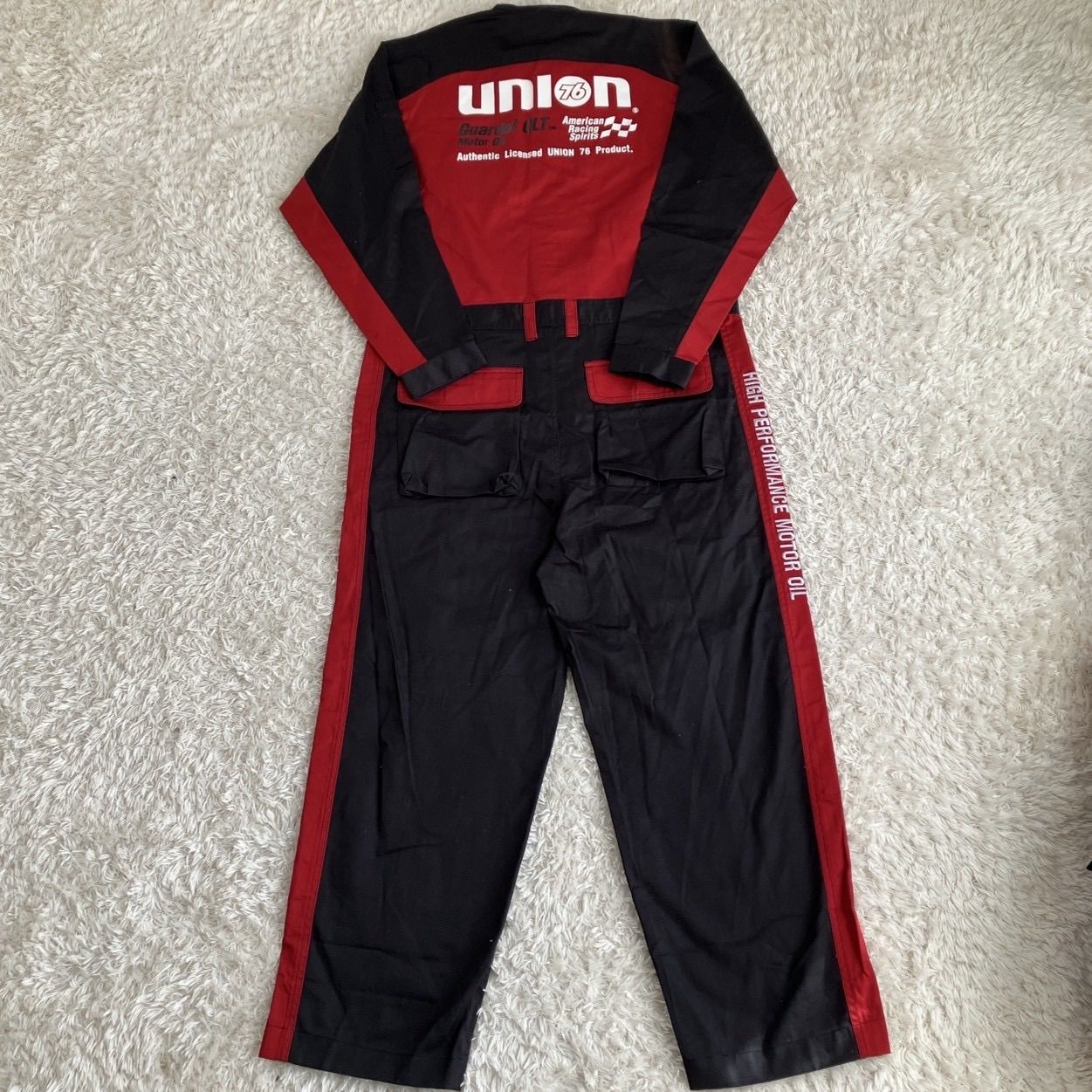 新品！ 76 UNION ユニオン ツナギ 作業着 オーバーオール 赤 ネイビー