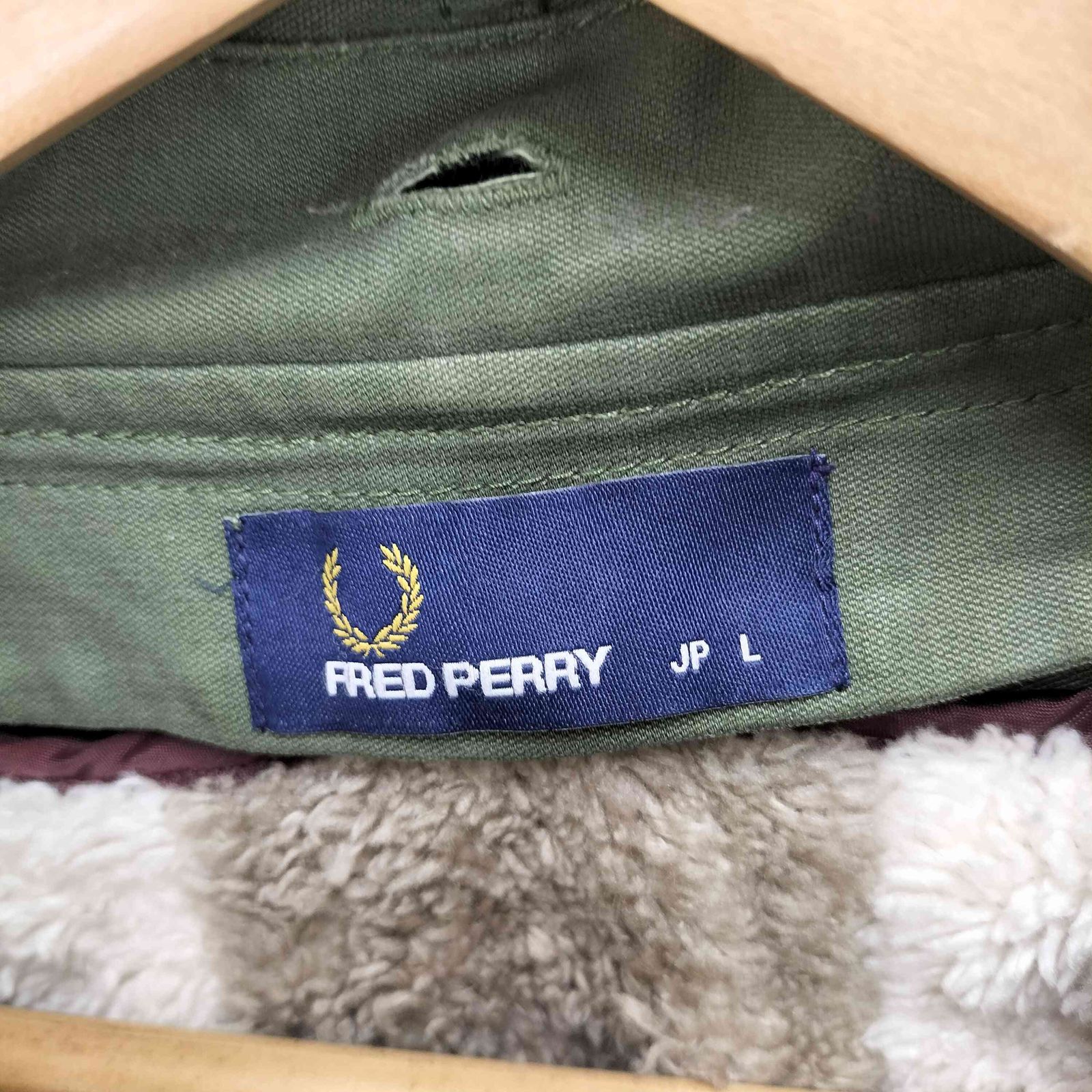 Fred Perry フレッドペリー モッズコート ライナー付 ユニオンジャック フレッドペリー メンズモッズコート ユニオンジャックボアライナー付