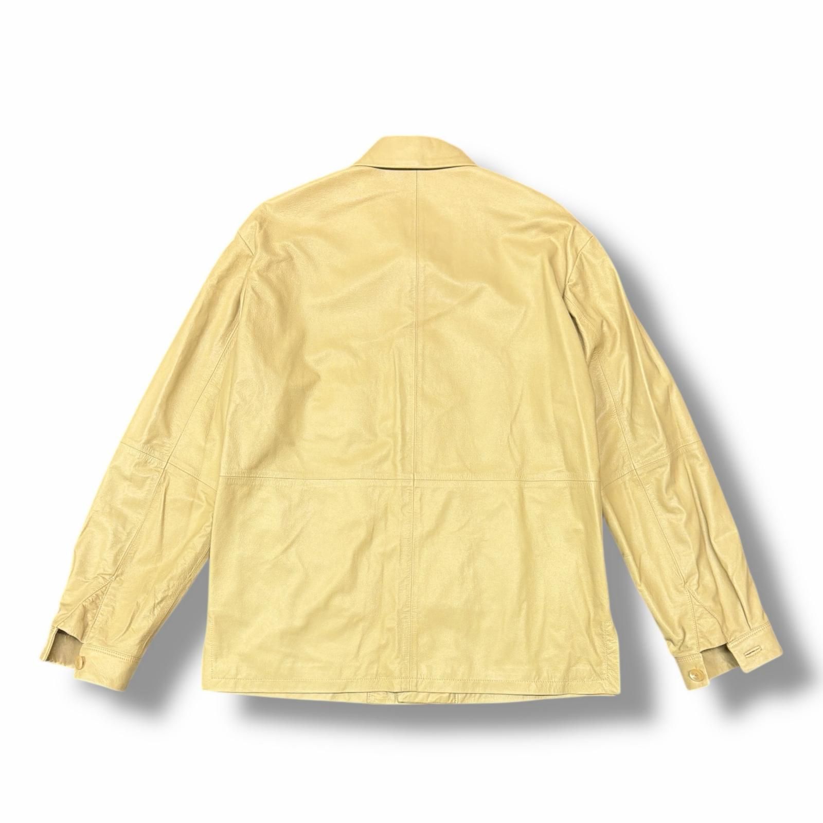 参考上代104500円 未使用 YOKE 25SS LEATHER SHIRT JACKET レザー 