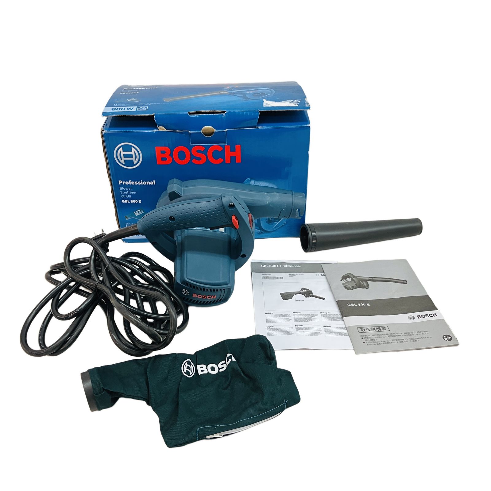BOSCH ボッシュ GBL 800 E ブロワー W 風量調整ダイヤル付 送風 集じん 洗車 DIY 掃除