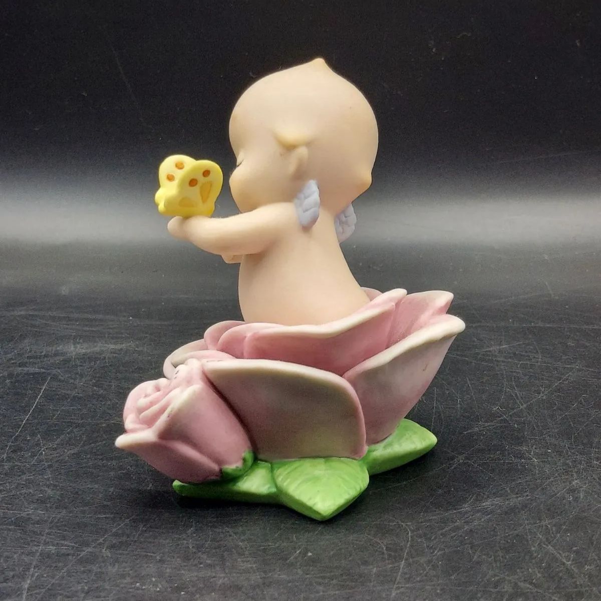 M》キューピー 加藤工芸 ローズオニール インテリア 置物 陶器製