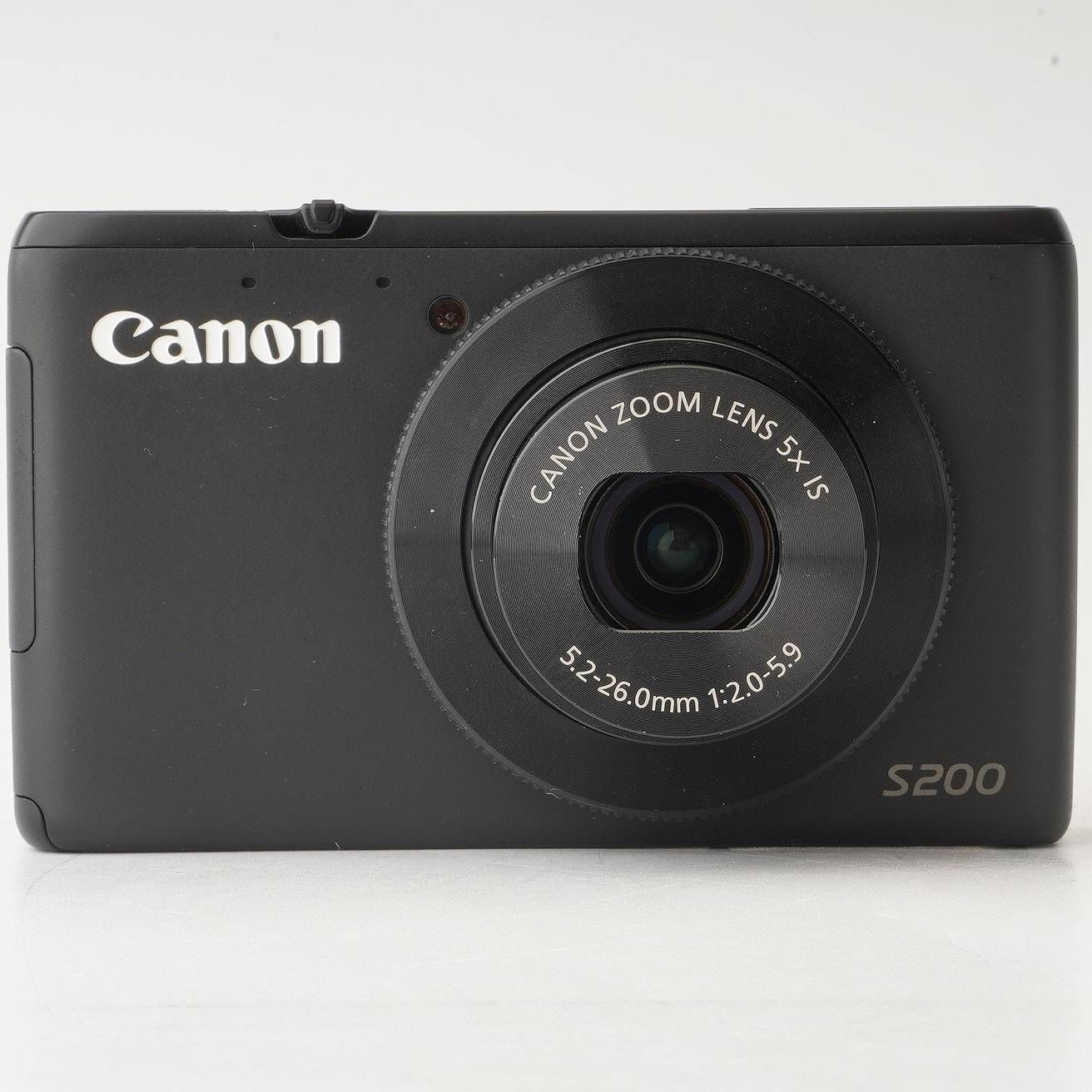 キヤノン Canon PowerShot S200 ブラック コンパクトデジタルカメラ