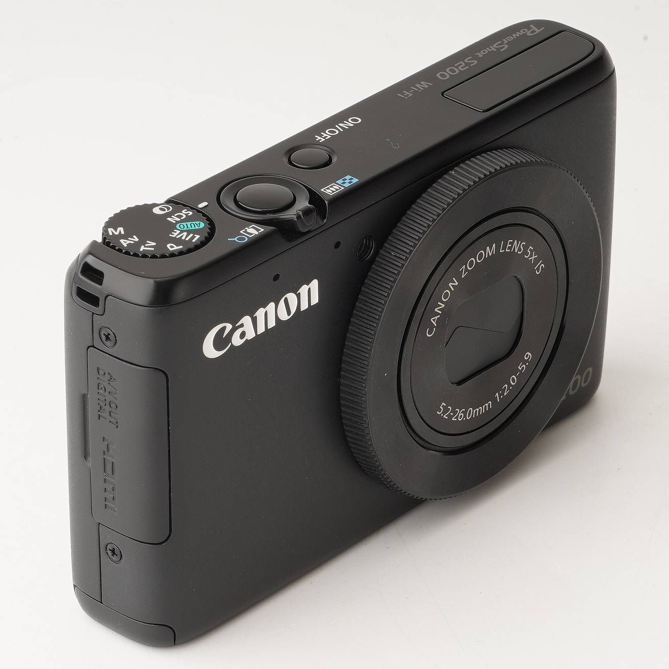 Canon PowerShot S200 デジタルカメラ　ブラック（新品同様） Amazon | Canon デジタルカメラ PowerShot S200(ブラック) F値2.0 広角
